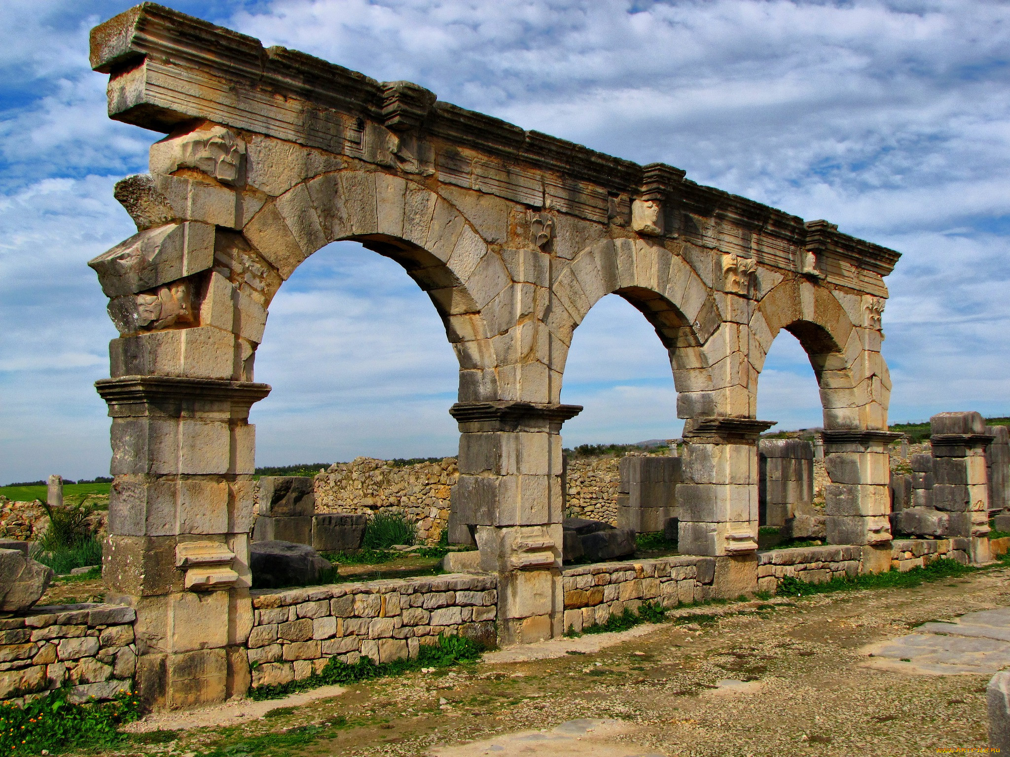 volubilis, roman, ruins, morocco, africa, , , , 